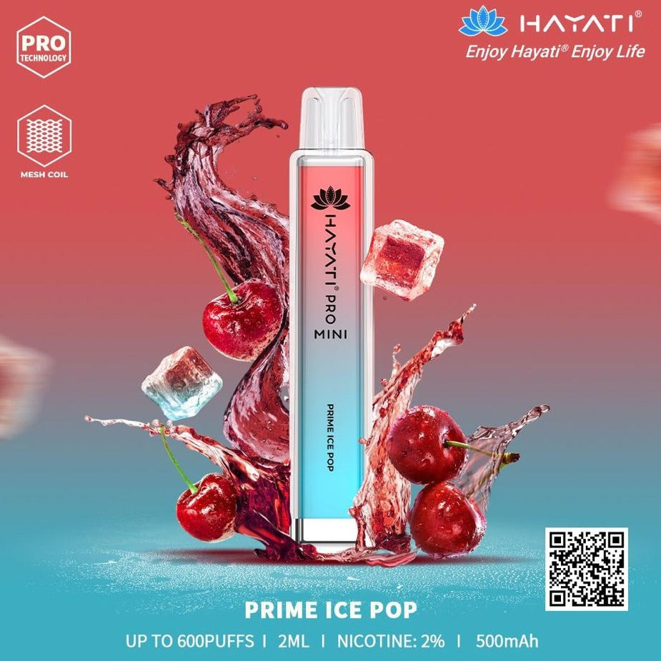 Hayati Pro Mini 600 Puffs (Box of 10)