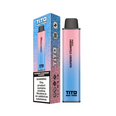 Tito Max 7000 Box of 10 Disposable Vape Pod Device