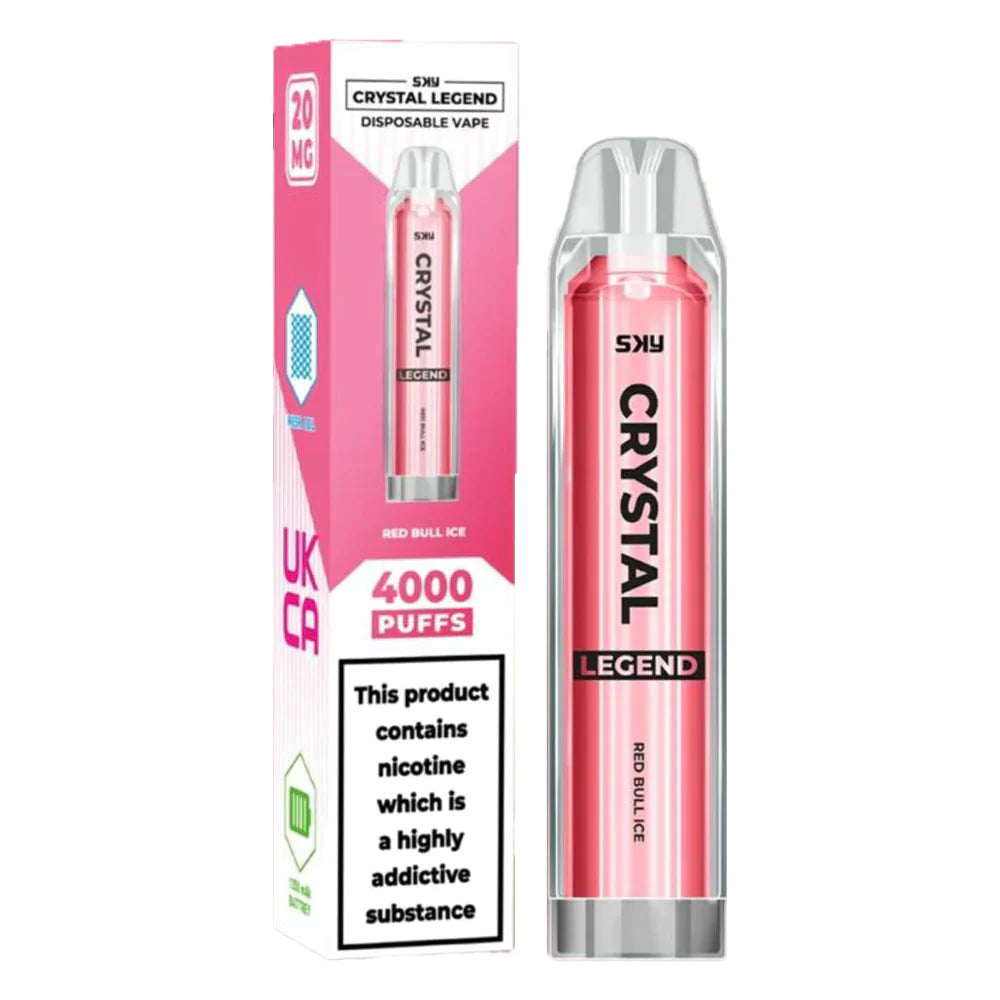 Crystal Legend 4000 Box of 10 Disposable Vape