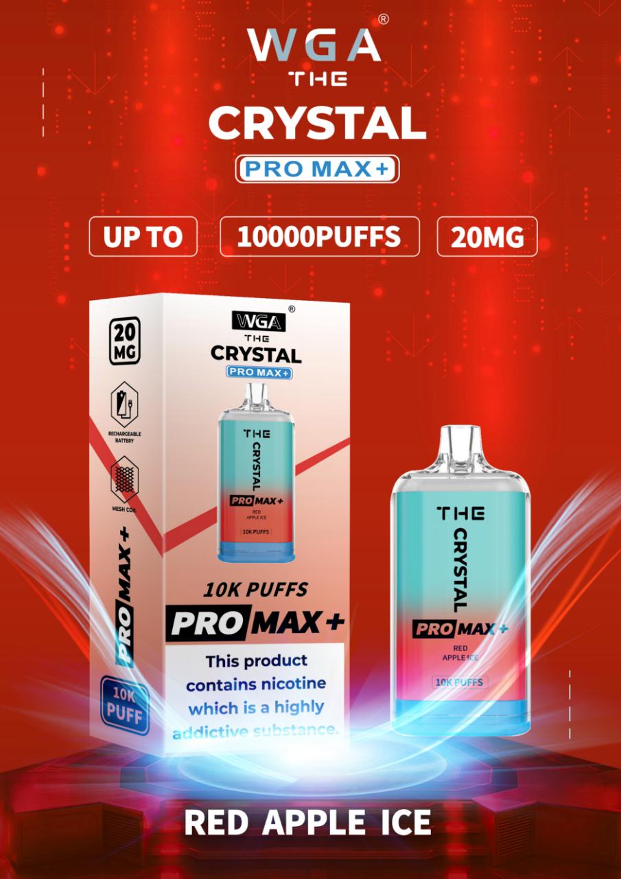 The Crystal Pro Max + 10000 Box of 10 Disposable Vape