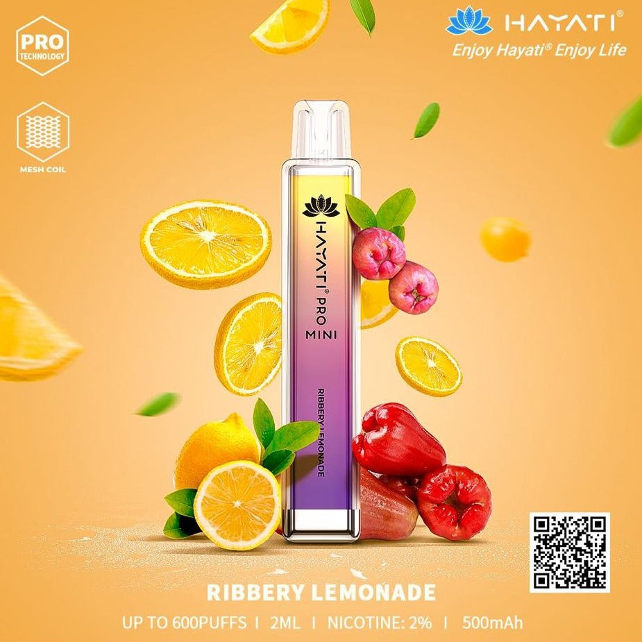 Hayati Pro Mini 600 Puffs (Box of 10)