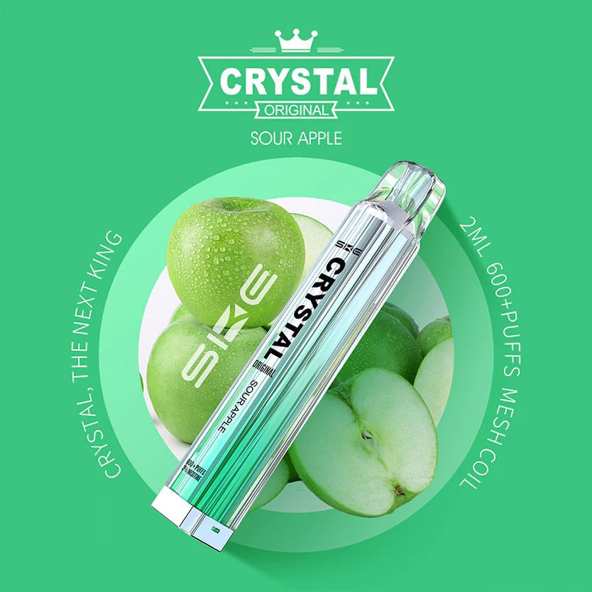 SKE Crystal Bar 600 Box of 10 Disposable Vape