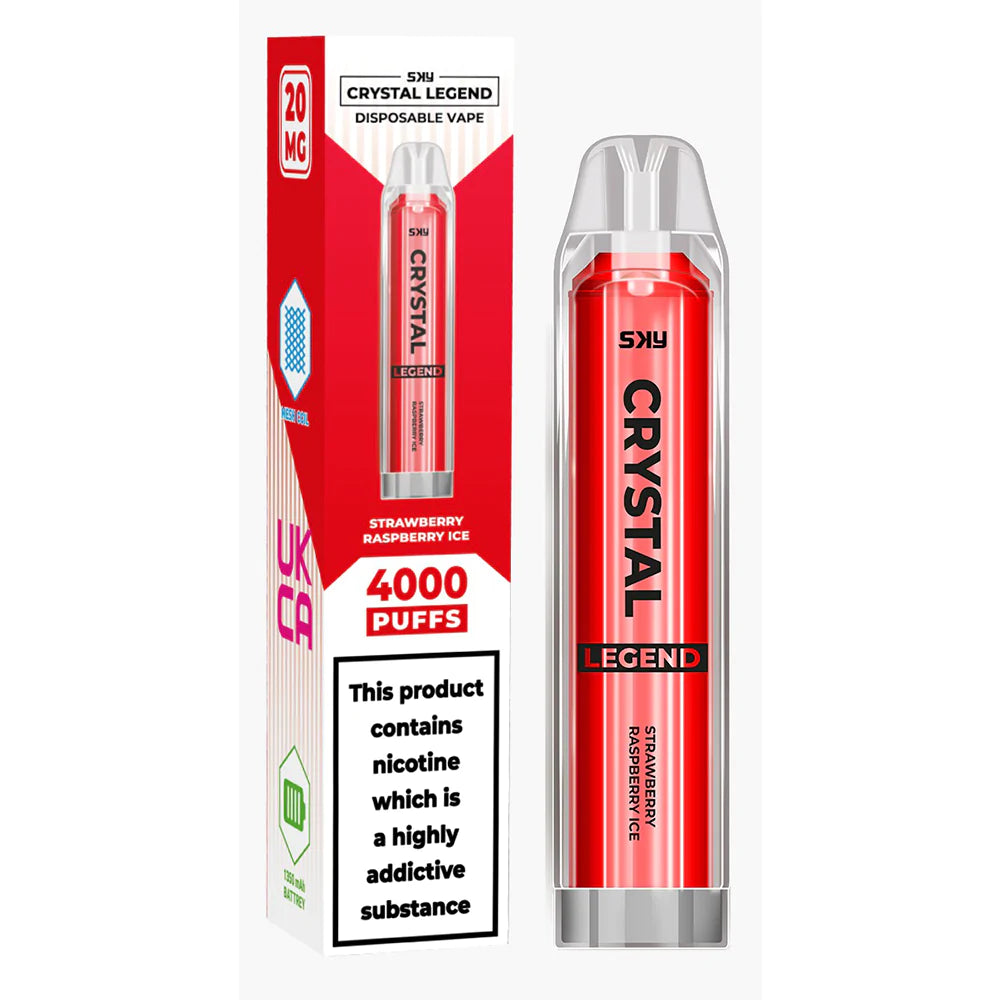 Crystal Legend 4000 Box of 10 Disposable Vape