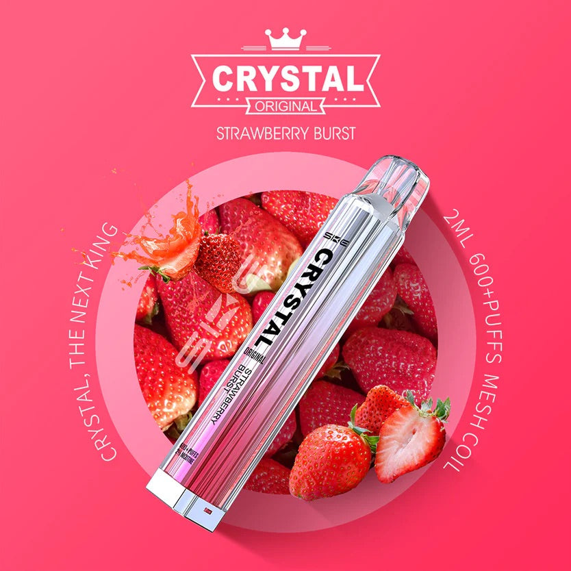 SKE Crystal Bar 600 Box of 10 Disposable Vape