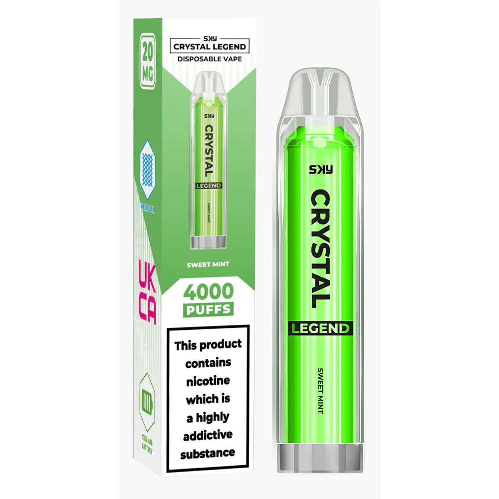 Crystal Legend 4000 Box of 10 Disposable Vape