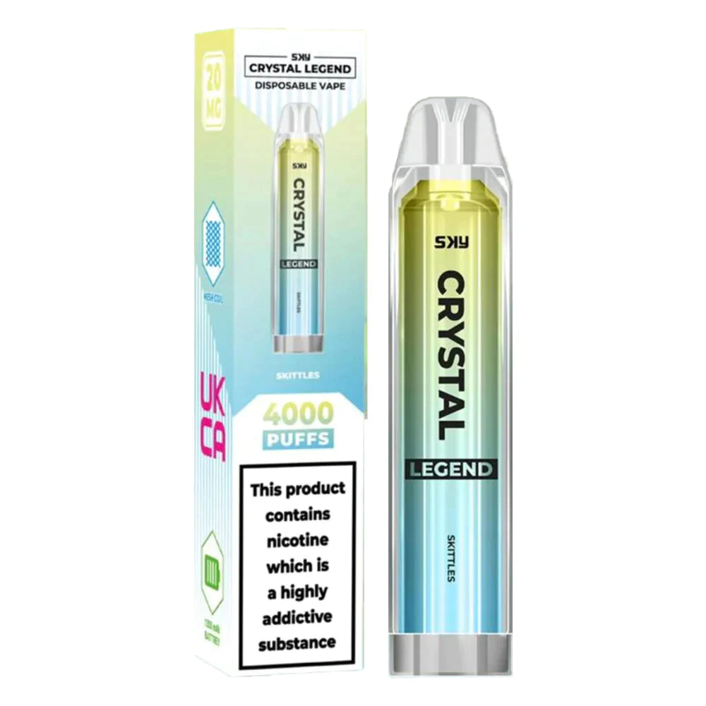 Crystal Legend 4000 Box of 10 Disposable Vape