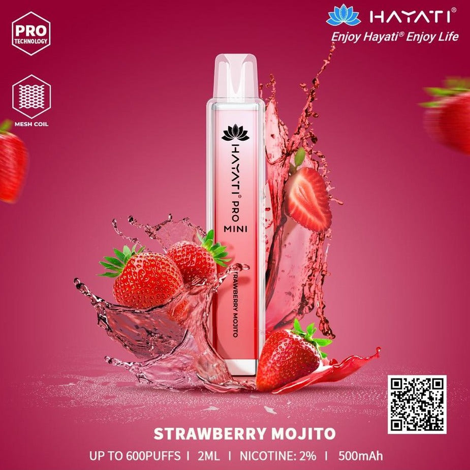 Hayati Pro Mini 600 Puffs (Box of 10)