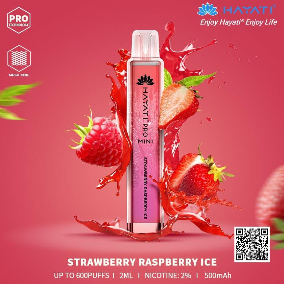 Hayati Pro Mini 600 Puffs (Box of 10)