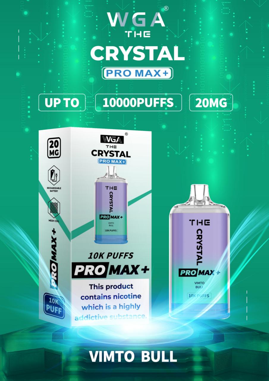 The Crystal Pro Max + 10000 Box of 10 Disposable Vape