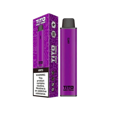 Tito Max 7000 Box of 10 Disposable Vape Pod Device