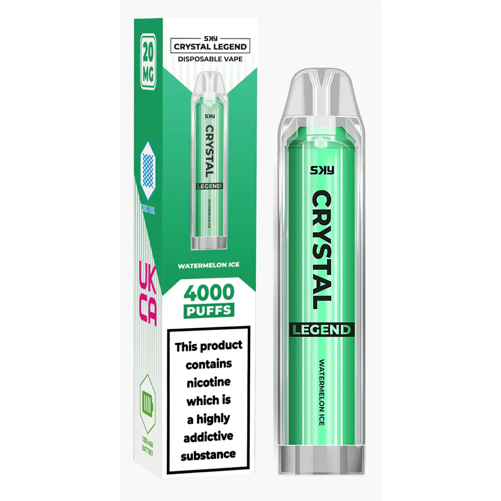 Crystal Legend 4000 Box of 10 Disposable Vape