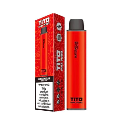 Tito Max 7000 Box of 10 Disposable Vape Pod Device