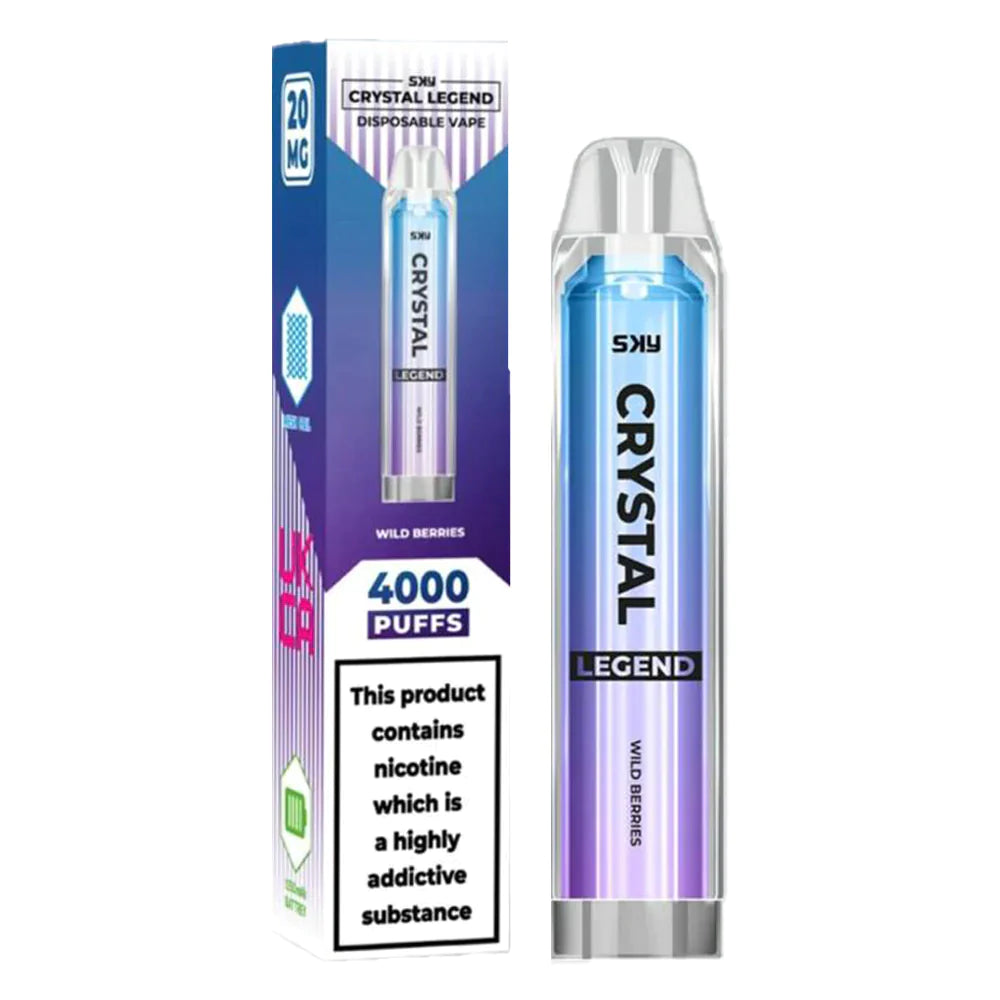 Crystal Legend 4000 Box of 10 Disposable Vape
