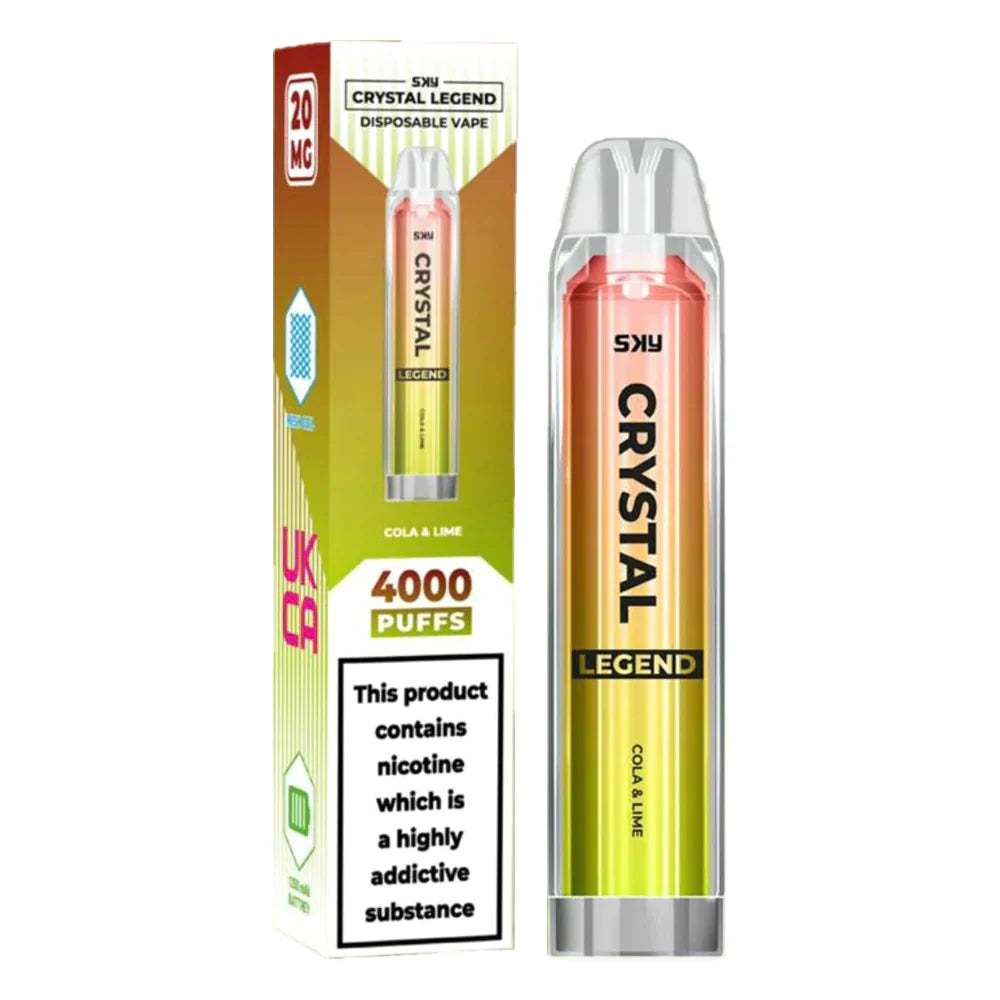 Crystal Legend 4000 Box of 10 Disposable Vape