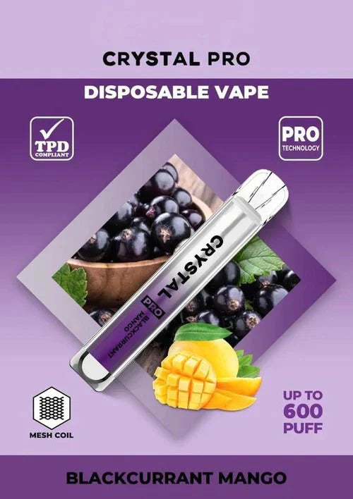 Crystal Pro Bar 600 Box of 10 Disposable Vape