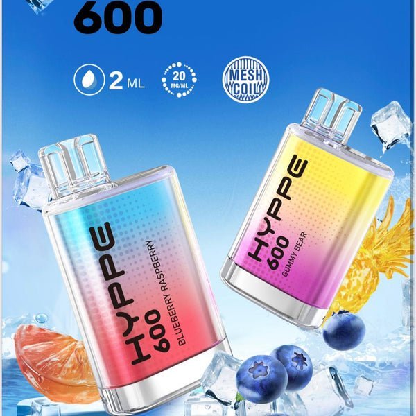 Hyppe 600 Crystal Box of 10 Disposable Vape Pod